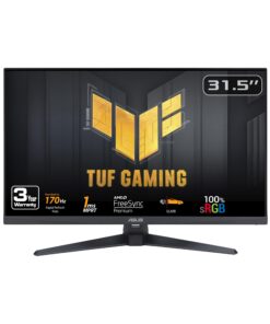 ASUS TUF Gaming 32” (31.5-inch viewable) 1080P Gaming Monitor (VG328QA1A) - Full HD, 170Hz, 1ms, Extreme Low Motion Blur, FreeSync Premium, Eye Care, Shadow Boost, HDMI, Tilt Adjustable,Black