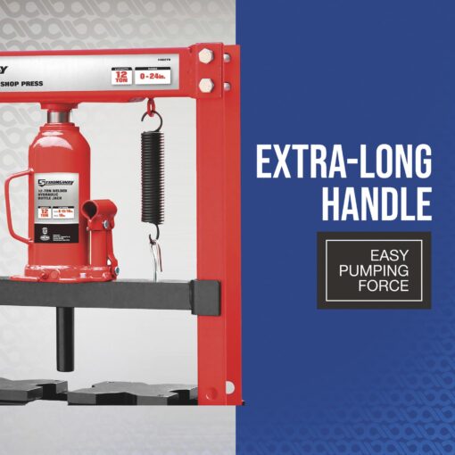 Strongway 12-Ton Hydraulic Shop Press - Image 7