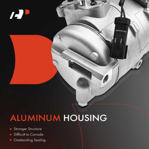 A-Premium Air Conditioner AC Compressor with Clutch Compatible with Jeep Wrangler 3.8L 2007-2011 Sport Utility - Image 8