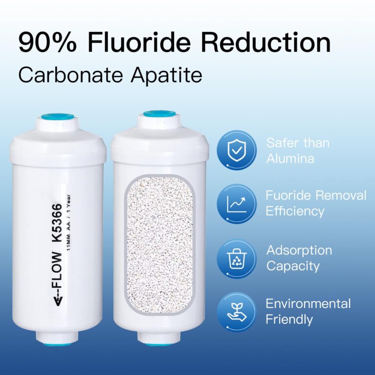 FACHIOO Gravity-Fed Water Filter System, 3.25G Stainless-Steel Countertop System with 2 Black NSF/ANSI 42 Certification Elements, 2 Fluoride, Metal Water Level Spigot, Reduces Fluoride and Chlorine - Image 8
