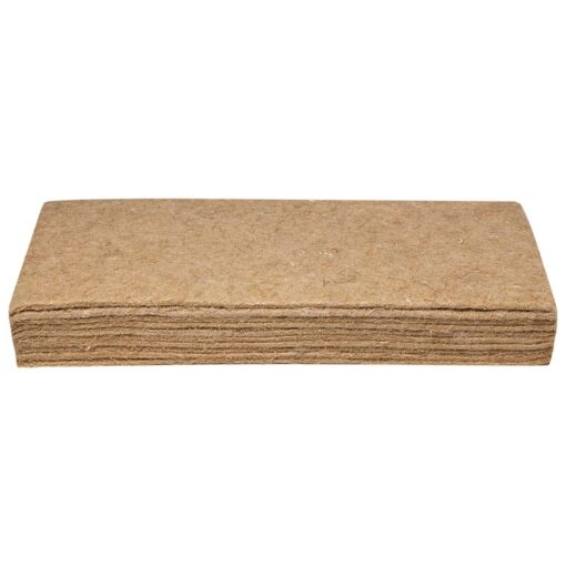 Chanvra Grow Microgreens Growing Mat, Natural Hemp Mats for Growing Sprouting Kits, Hydroponic Hemp Pads, Hemp Grow Mat for Wheatgrass, Sunflower & More, Microgreen Mat, 10x20" (100)