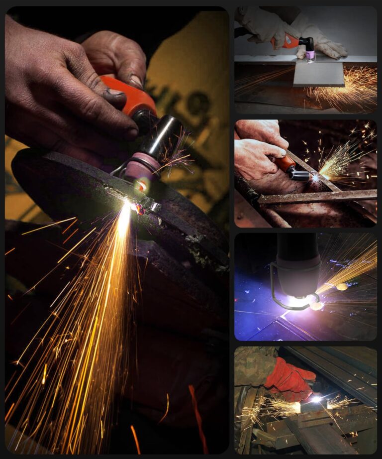 HITBOX Plasma Cutter 55Amp,High Frequency Non-Touch Pilot Arc Air Plasma Cutting Machine with 110V/220V Dual Voltage Digital Display IGBT Inverter Metal Cutting Machine with 1/2" Clean Cut and 2T/4T - Image 2