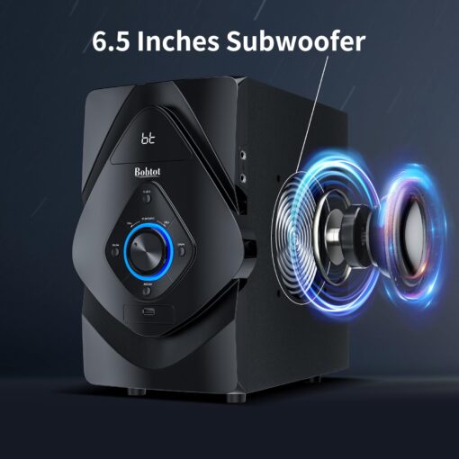 Bobtot 5.1 Surround Sound System, Wireless Rear Satellite Speakers with 800W 6.5inch Subwoofer Home Theater System with HDMI Optical Bluetooth ARC Input - Image 8