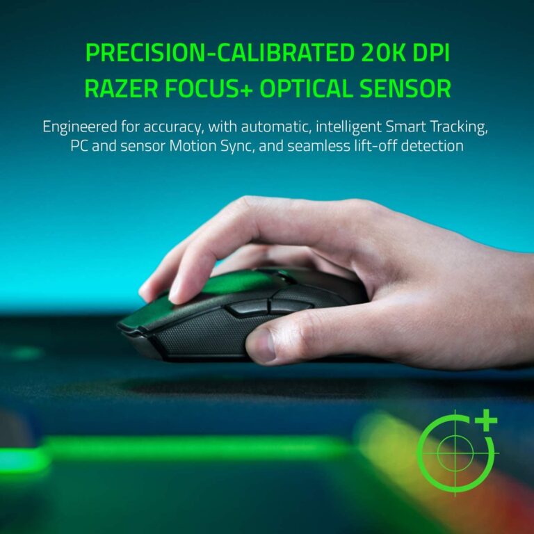 Razer Viper Ultimate Hyperspeed Lightest Wireless Gaming Mouse & RGB Charging Dock: Fastest Switch - 20K DPI Optical Sensor - Chroma Lighting - 8 Programmable Buttons - 70 Hr Battery - Image 2