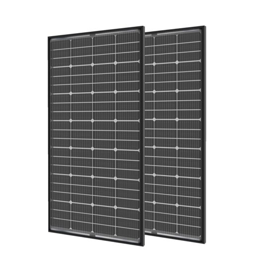 JJN Bifacial 400 Watt Solar Panel 12V 10BB Monocrystalline Solar Panels High Efficiency Solar Module for RV Home Farm Trailer Camper Marine Off Grid System(2 PCS 200 Watt)