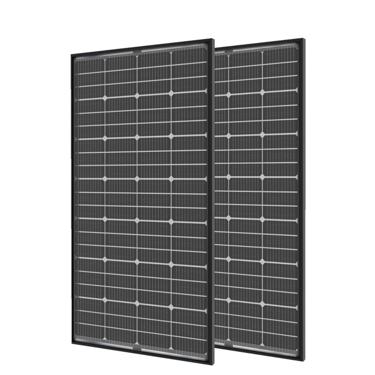JJN Bifacial 400 Watt Solar Panel 12V 10BB Monocrystalline Solar Panels High Efficiency Solar Module for RV Home Farm Trailer Camper Marine Off Grid System(2 PCS 200 Watt)