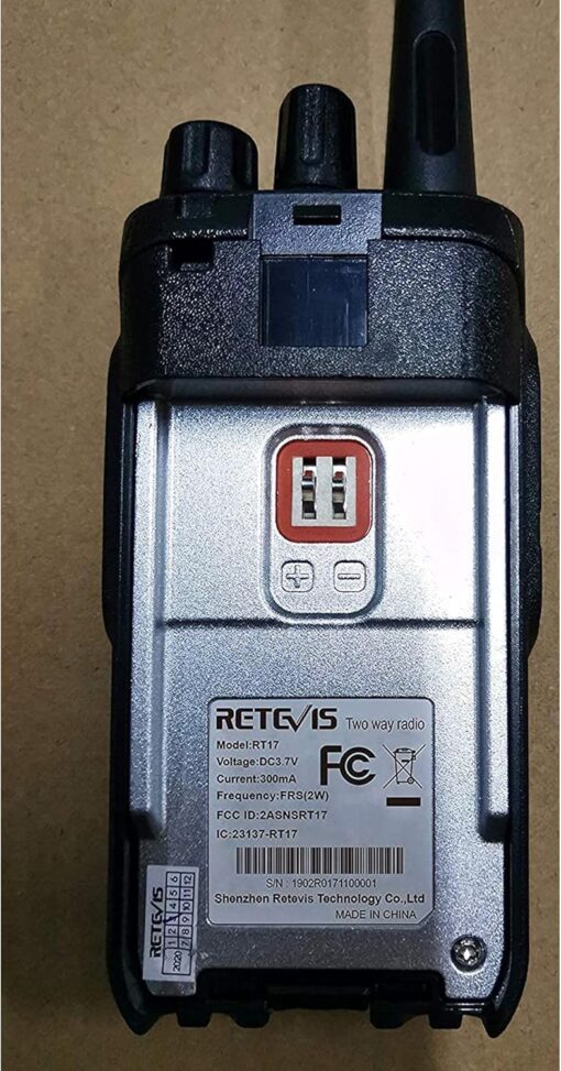 Retevis RT17 Walkie Talkie, Two Way Radio with USB Charging Base, VOX Handsfree Walkie Talkie for Business Healthcare School Restaurant Retail Church(10 Pack) - Image 3