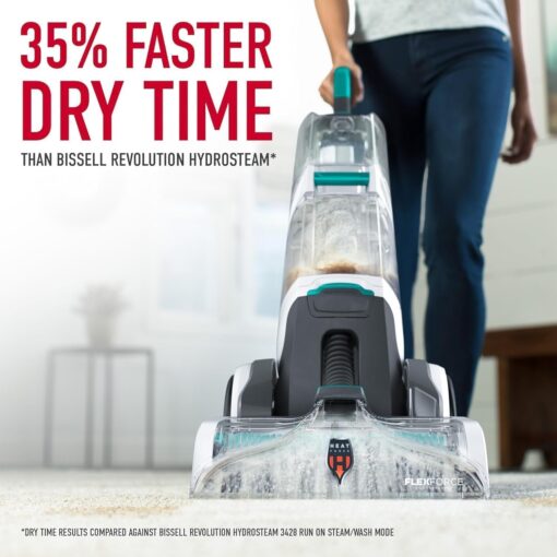 Hoover SmartWash+ Automatic Carpet Cleaner Machine, for Carpet and Upholstery, FH52000 + 64 oz Everyday Carpet Cleaner Solution, Deep Cleaning Carpet Shampoo, AH31924 - Image 3
