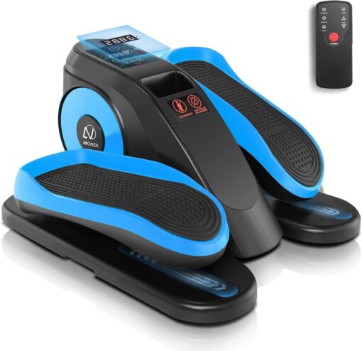 ANCHEER Under Desk Elliptical, Ellipse Leg Exerciser for Seniors Fully Assembled , Electric Seated Pedal Exerciser with Remote Control & 12 Adjustable Speed/Resistance - Image 2