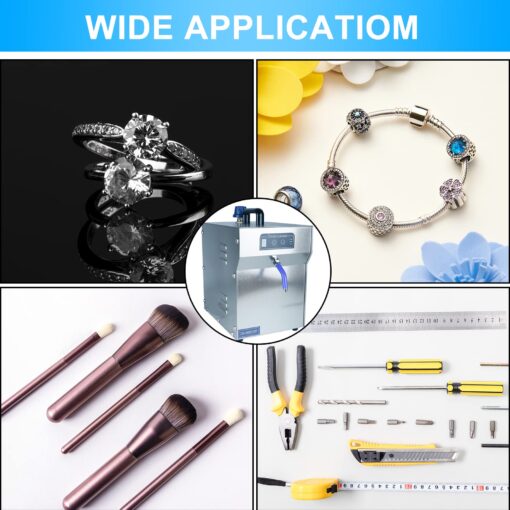 TDRFORCE Jewelry Steam Cleaner Machine Professional High Pressure Jewelry Cleaning Steamer Pro Jewelry Cleaners Best Jewelry Cleaner with Foot Pedal Control Fix & Nozzle Hose 2L Auto Water Supply - Image 2
