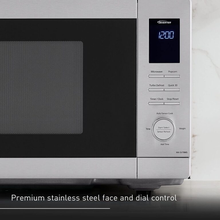 Panasonic NN-SV79MS 1.4 cu.ft Smart Inverter Works with Alexa Countertop Microwave Oven 1200Watt Power with Genius Sensor Cooking, Stainless Steel - Image 2