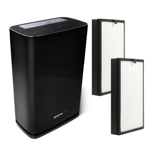 PuroAir 400 HEPA Air Purifiers for Home Large Rooms - Covers 2,000 Sq Ft - Filters Up To 99.9% of Pollutants, Smoke, Pollen, Dust, and VOCs - Quiet HEPA Air Filter - Air Purifiers for Bedroom