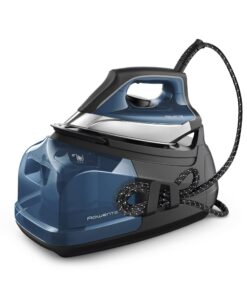 Rowenta, Iron, Stainless Steel Soleplate Professional Steam Station for Clothes, 1.1L Removable Tank, Fast Heat Up, 1800 Watts, Blue Clothes Iron, DG8624