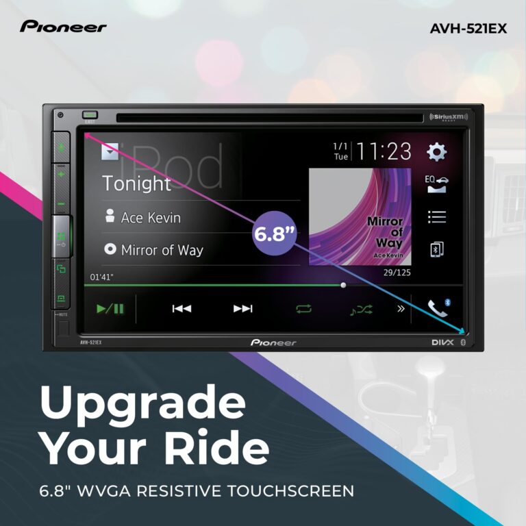PIONEER 6.8” AVH-521EX Multimedia Receiver - Bluetooth, CD and DVD Playback, Amazon Alexa, Rear Camera Capable - Image 7