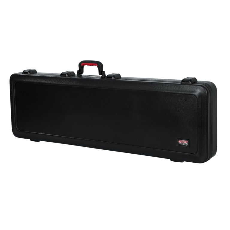 Gator Cases Molded Flight Case For Bass Guitar With TSA Approved Locking Latch; (GTSA-GTRBASS)