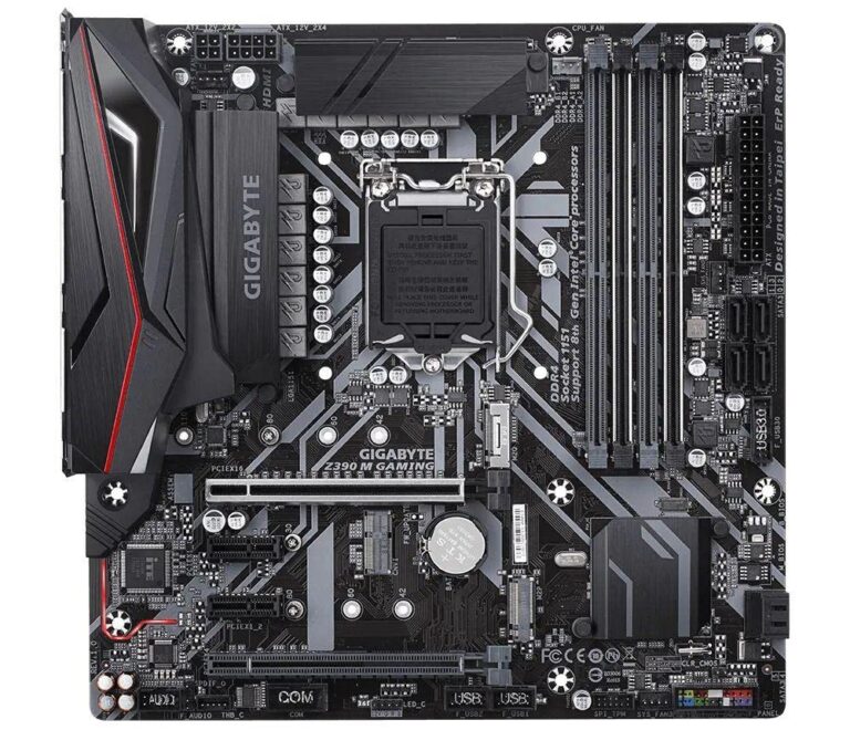 Gigabyte Z390 M Gaming (Socket 1151/Z390 Express/DDR4/S-ATA 600/Micro ATX), Black - Image 4