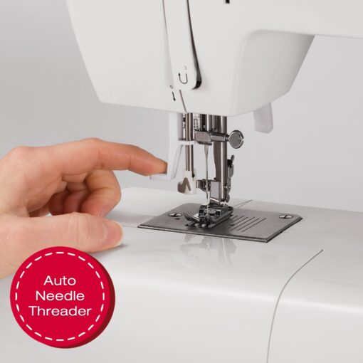 SINGER Tradition 2277 Sewing Machine with Automatic Needle Threader | 97 Stitch Applications, 1-Step Buttonhole, Adjustable Stitch Length & Width & Heavy-Duty Metal Frame (White) - Image 5