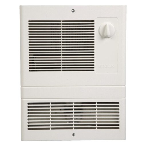 Broan-NuTone 9815WH High Capacity Wall Heater with Built-In Adjustable Thermostat, 1500W, 120/240V, White - Image 3