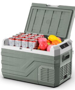 Alpicool Car Refrigerator 12 Volt Refrigerator 28 Quart Portable Freezer 12V Car Fridge Portable Fridge Freezer 12/24V DC 110~240 Volt AC for Truck RV Camper SUV Electric Cooler for Camping -4℉-68℉