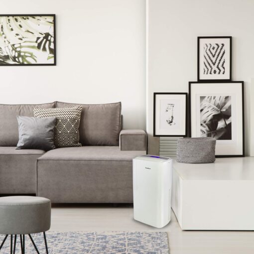 Ivation 14.7 Pint Compressor Dehumidifier – Small and Compact with Continuous Drain Hose for Smaller Spaces, Bathroom, Attic, Crawlspace and Closets - for Spaces Up to 320 Sq/Ft - Image 5