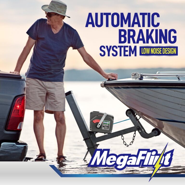 Megaflint Trailer Winch,Reversible Electric Winch, for Boats up to 6000 lbs.12V DC,Power-in, Power-Out, and Freewheel Operations,30% Higher winching Power Than Regular 6000 lbs Winch (5000lbs Marine) - Image 4