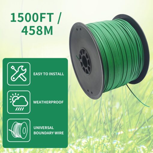 Multisland Universal Robotic Mower Boundary Wire Automatic Lawnmower 16 Gauge AWG 3.4 mm Perimeter Wire for Husqvarna/Gardena/Worx and Other Robot Lawnmower Brands, 458M/1500FT - Image 5