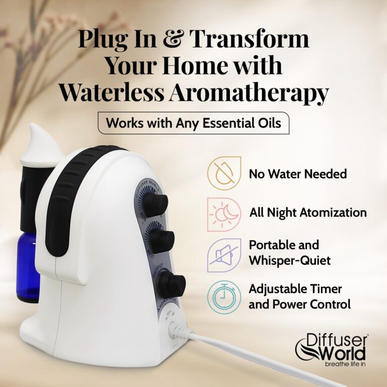 Waterless Diffuser for Essential Oil Atomizer Made in USA 110V–Essential Oil Diffuser, Whole House Diffuser, Fragrance Diffuser Machine for House, Air Diffuser-Home Scent System by Diffuser World - Image 6