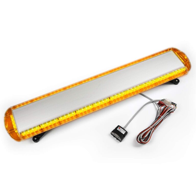 ASPL 47" 88 LED High Intensity Low Profile Roof Top Strobe Light Bar Emergency Warning Strobe Lights for Tow Truck Construction Vehicles (Amber)