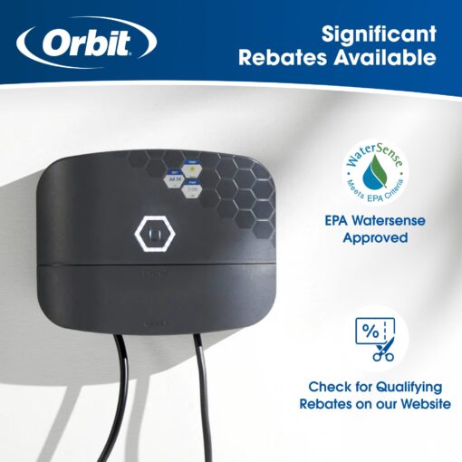 Orbit 57985 B-hyve XR 8-Zone Smart Indoor/Outdoor Sprinkler Controller - Image 3