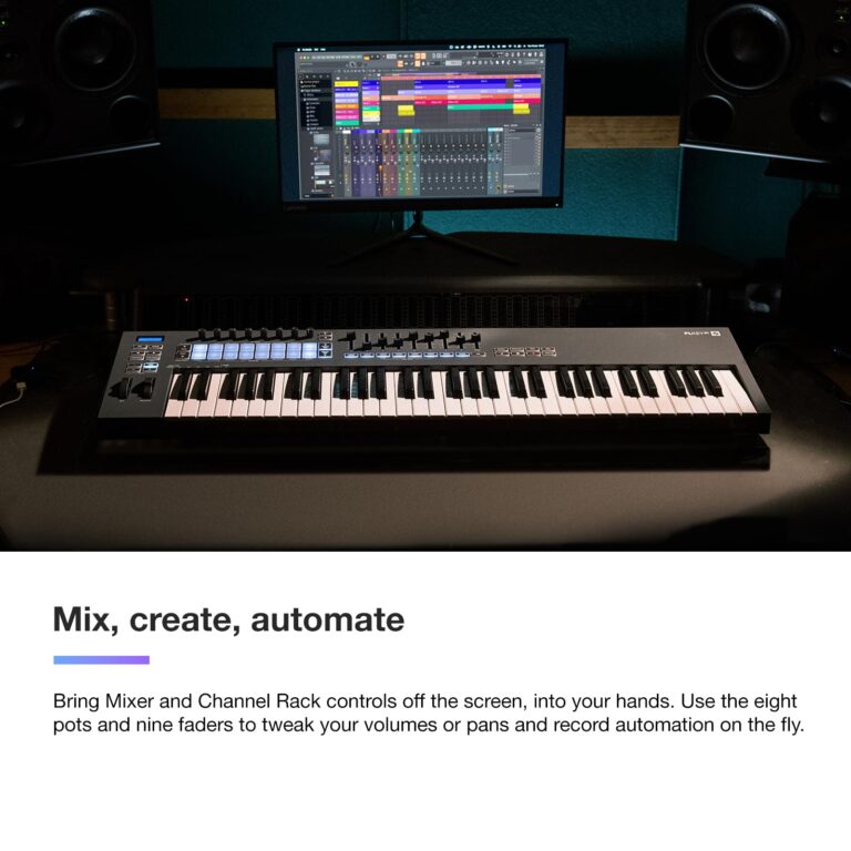 Novation FLkey 61 MIDI Keyboard - Seamless FL Studio Integration with Chord Mode and Scale Mode. All the software you need for Music Production - Image 5