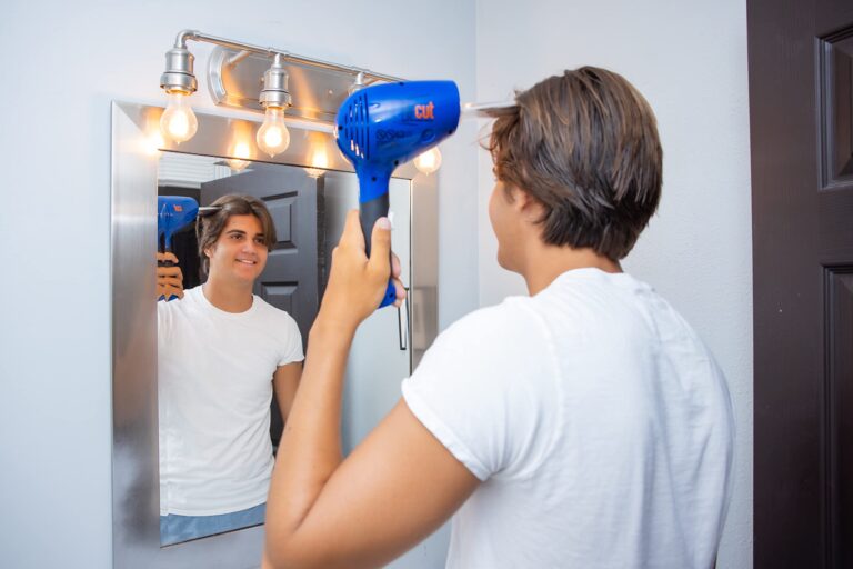 AirCut | User Friendly DIY Personal Haircutting System | Cuts 1/4” - 4” | Portable Trimmer | Everything Included No Separate Vacuum | 3' Power Cord Extender - Image 6