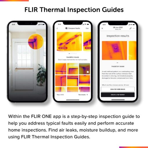 FLIR ONE Gen 3 - Thermal Imaging Camera for iOS Smartphones (iPhone w/USB-C Only, iPhone 15 and Newer) - Image 3