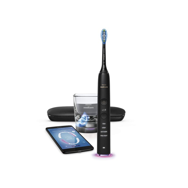 Philips Sonicare DiamondClean Smart 9300 Rechargeable Electric Power Toothbrush, Black, HX9903/11 - Image 2