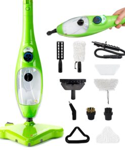 H2O MOP® X5 Steam Mop with Dualblast head and Handheld Steam Cleaner For Kitchen Tile Floors, Hardwood Floors, Grout Cleaner, Upholstery Cleaner and Carpets