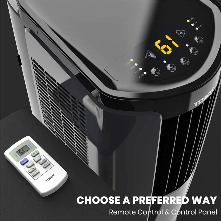 TOSOT 10,200BTU (6,200 BTU SACC) Portable Air Conditioner, Smart Wifi Control, AC Unit with Dehumidifier, Fan, Window Kit for Easy Installation, Cool Rooms Up to 400 Square Feet, Shiny Series - Image 4