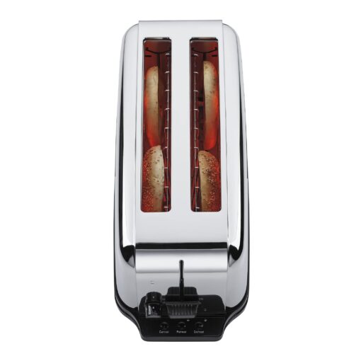 Waring Commercial WCT704 4 Slice Extra Long Slot Light Duty Pop-Up Toaster, 120V, 5-15 Phase Plug - Image 7