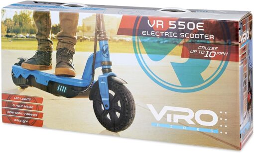 VIRO Rides VR 550E Rechargeable Electric Scooter With Lights - Ride On UL 2272 Certified, Multicolor - Image 8