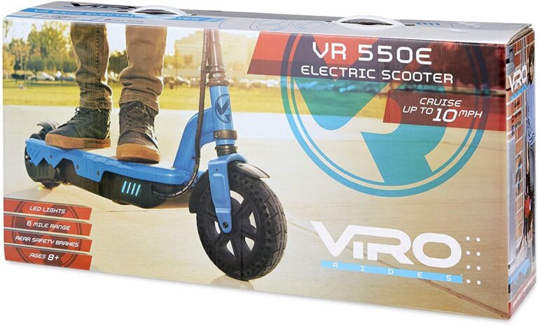 VIRO Rides VR 550E Rechargeable Electric Scooter With Lights - Ride On UL 2272 Certified, Multicolor - Image 8