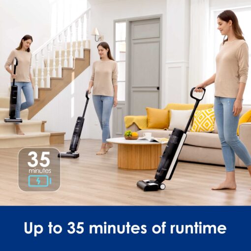 Tineco Floor ONE S3 Breeze Cordless Hardwood Floors Cleaner, Lightweight Wet Dry Vacuum Cleaners for Multi-Surface Cleaning with Smart Control System - Image 4