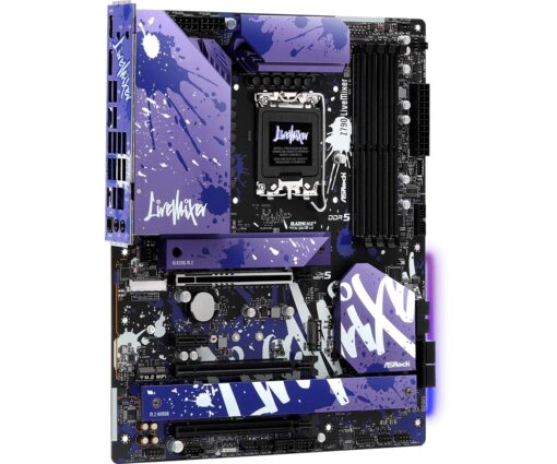 Asrock Z790 LIVEMIXER, Intel Z790, 1700, ATX, 4 DDR5, HDMI, DP, eDP, 2.5G LAN, PCIe5, RGB, 5X M.2 - Image 5
