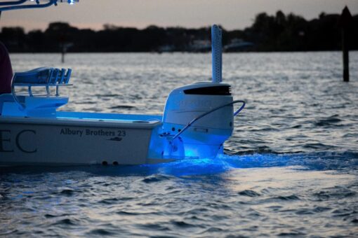 Lumitec 101246, SeaBlaze Mini Underwater LED Boat Lights - 700 Lumens, Marine Grade, Fishing, Dinghy, Skiff - Sold as a Pair - Made in the USA, Blue - Image 2