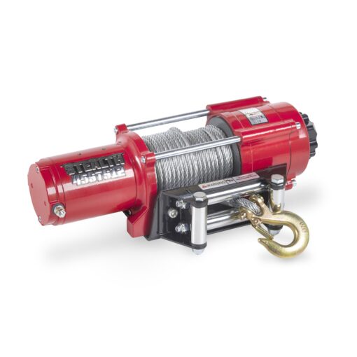 Stealth Winches 4500lb UTV ATV Winch, 12 Volt Electric Winch with 2 Wireless remotes and Steel Rope, Perfect for Towing Boat Trailer Winch, Portable Winch 12v, Roller Fairlead & Mounting Plate - Image 6