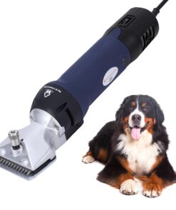 Professional Dog Grooming Clippers for Thick Coats - Shears Heavy Duty Hair Cutting Kit - Large Dog Shaver Set - Pet Trimmer for XL Large Dogs, Horses, Livestock