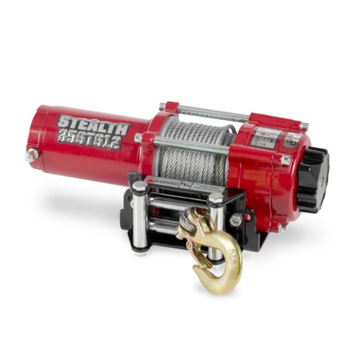 Stealth Winches UTV ATV Winch 3500lb, 12v Electric Winch with 2 Wireless remotes and Steel Rope, Perfect for Off-Road Towing Trailer Winch Truck Portable Winch, with Roller Fairlead & Mounting Plate - Image 4
