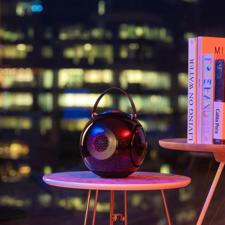 UB+ dB1 doubleBASS Waterproof Bluetooth Speaker White | 40W Hi-Fi Sound with Deep Bass, 20H Playtime, IPX5 & TWS Pairing (Glossy Black) - Image 8