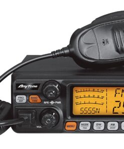 AnyTone AT-5555N II 10 Meter Radio for Truck, with CTCSS/DCS Function, High Power Output 60W AM PEP,50W FM,SSB 60W (AT-5555N II with CTCSS/DCS)