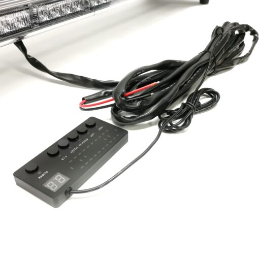 CFLMYYXGS 12V-24V 55" Inch 104 LED 26 Strobe Patterns Emergency Warning Amber LED Light bar Wrecker Beacon Vehicles Security Law Snowplow Tow Trucks Crane Flashing Lights - Image 2