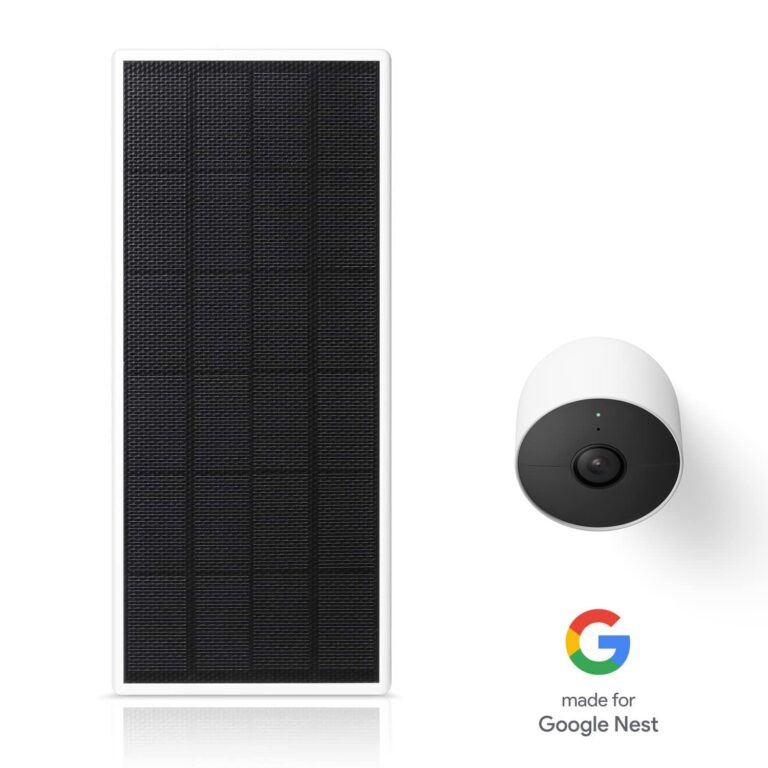 Wasserstein Solar Panel, Solar Panel Charger for Google Nest Cam Outdoor or Indoor, Battery - 2.5W Solar Power - Camera Solar Panels Made for Google Nest (3 Pack) - Image 7