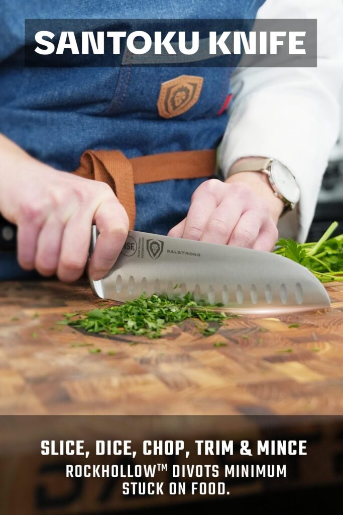 Dalstrong 3pc Knife Set - Gladiator Series Elite - Chef Essentials - Chef Knife, Santoku Knife, Paring Knife - G10 Handle - High Carbon German Steel - w/Sheaths - NSF Certified - Image 7