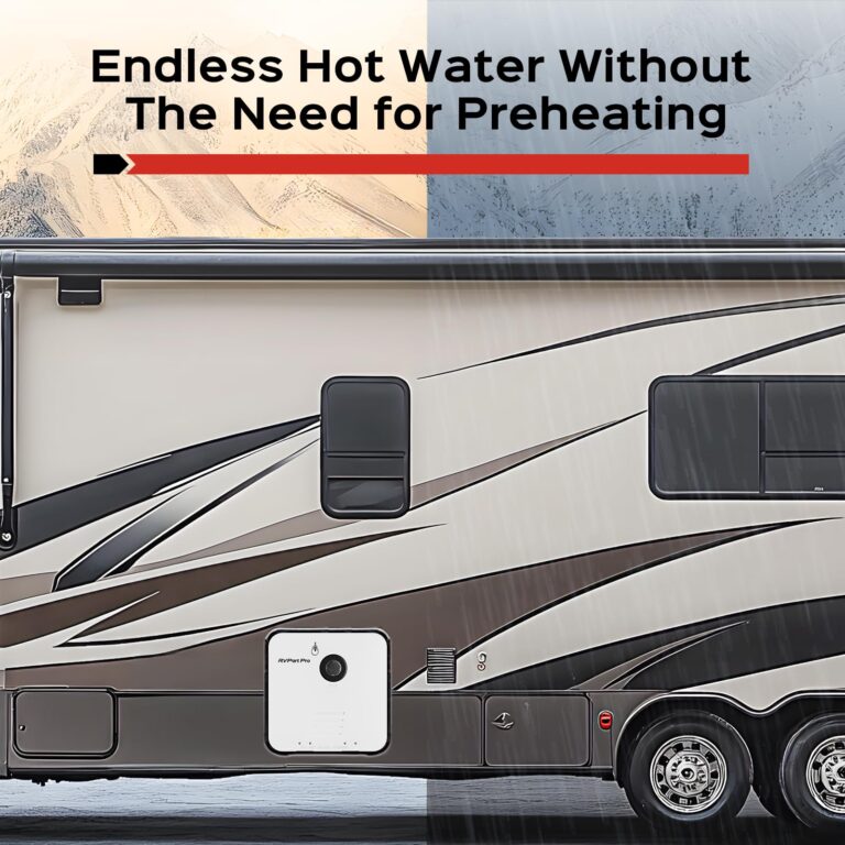 RV Tankless Water Heater Propane Gas,RVPart Pro, with 15"x15" White Door and Remote Controller, DC 12V, 7×24 Technical Support, High Altitude, Easy Installation, Compatible with All RVs,GT60,White - Image 3
